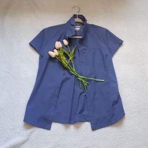 Columbia periwinkle short-sleeve shirt